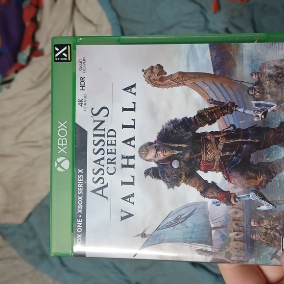 Xbox one x with games and controllers